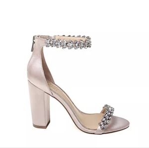 Jewel Badgley Mischka Mayra Evening Sandals Champagne